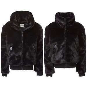 Sam. Girl's Harlow Faux Fur Jacket size 10
